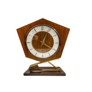 Vintage Mid-Century Wanda Mantle Winding Clock